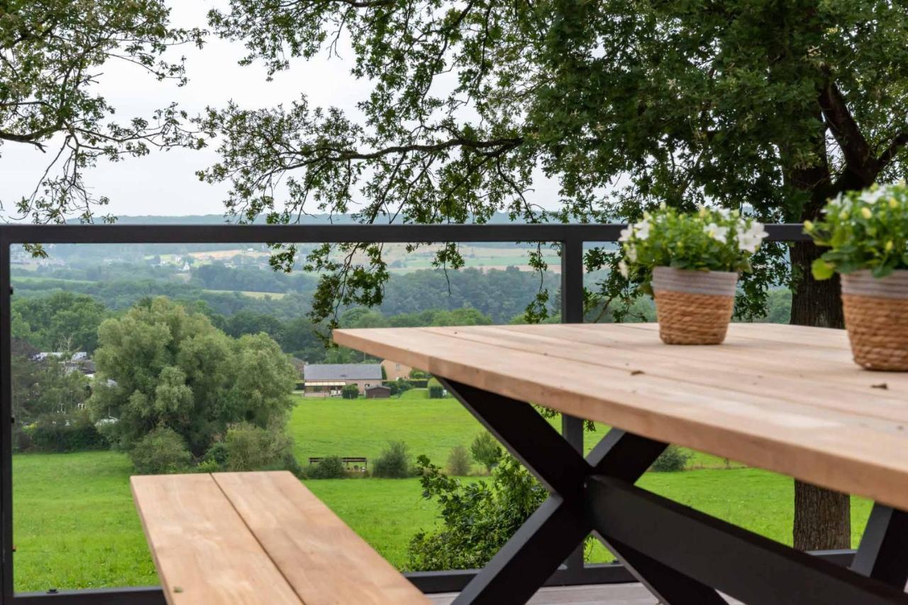 Gite 1 Maison Caerdinael - Gite 14 Personnes Sur Les Hauteurs De デュルビュイ エクステリア 写真